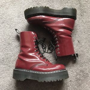 SOLD!! Dr. Martens x Agyness Deyn 10 Eyelet Boots